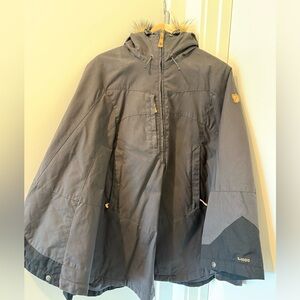 Fjallraven LUHKKA Jacket Poncho - Dark Grey
